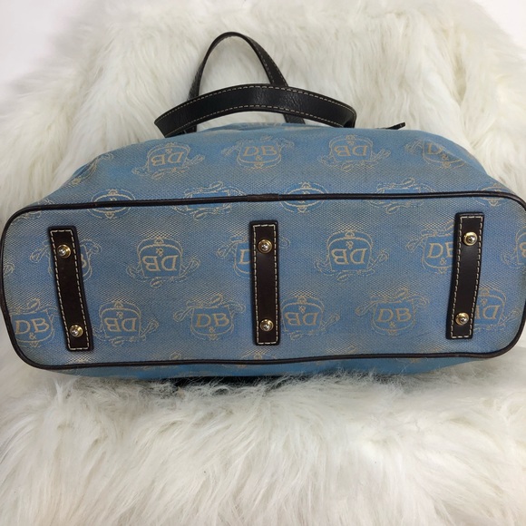 Dooley & Bourke blue monogram bag tote - Picture 5 of 8